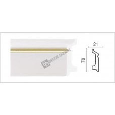 Плинтус широкий 1221-60 Decor Dizayn
